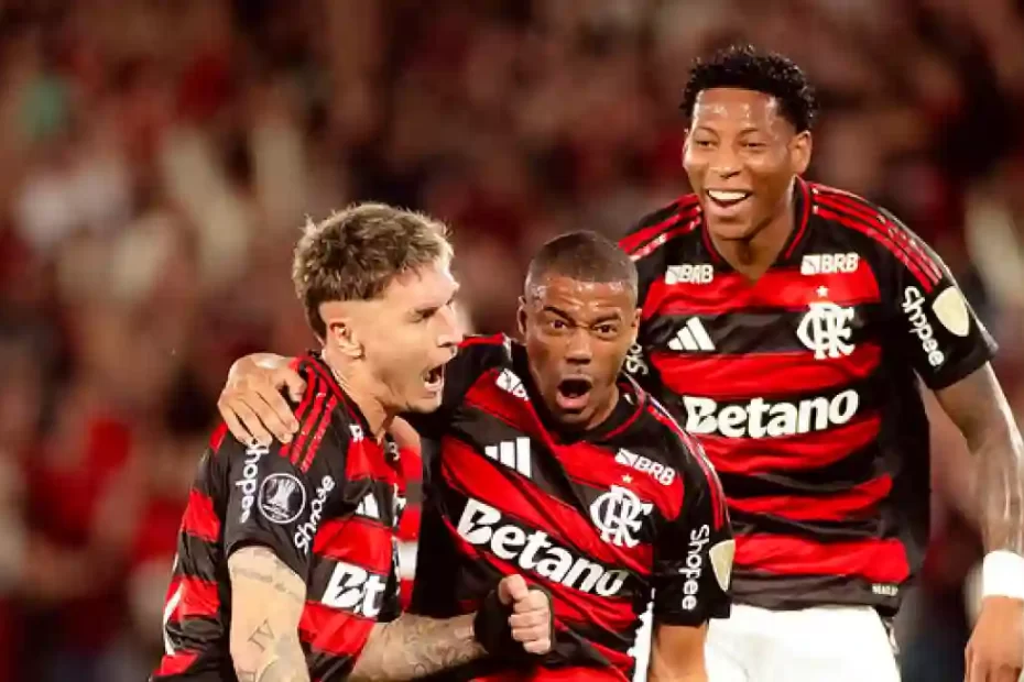 Flamengo vence Estudiantes por 2 a 1 no Maracanã e leva vantagem para jogo de volta na Argentina