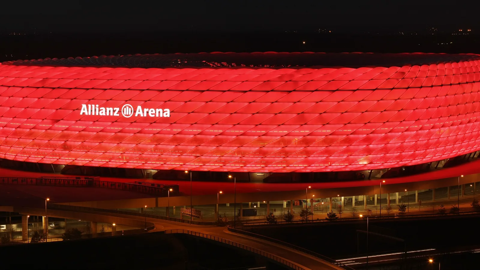 Allianz Arena, em Munique, palco de Bayern de Munique x Arsenal