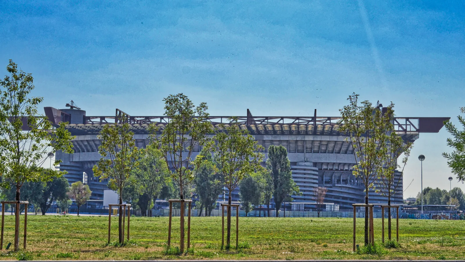 Estádio San Siro, em Milão, palco de Inter de Milão x Shakhtar Donetsk